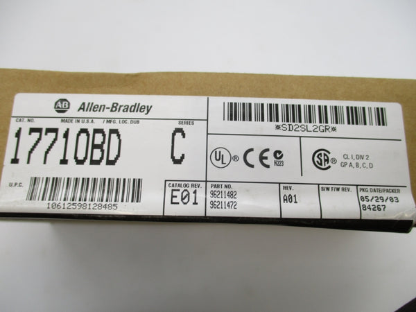 ALLEN BRADLEY 1771-OBD SER. C DATE: 2005 NSFS
