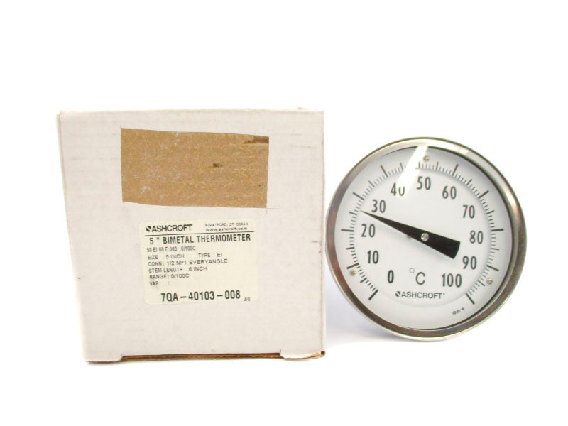 ASHCROFT 50EI60E060 0/100C 6" NSMP