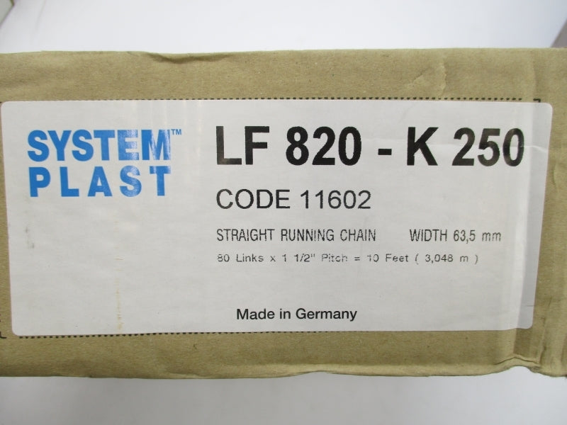 SYSTEM PLAST LF820-K250 NSMP