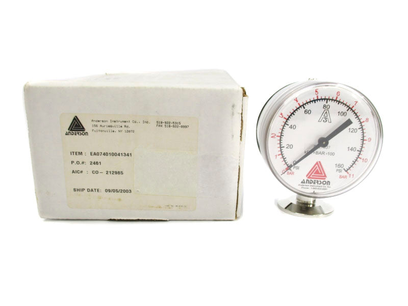 ANDERSON INSTRUMENT EA074010041341 0-160PSI NSMP