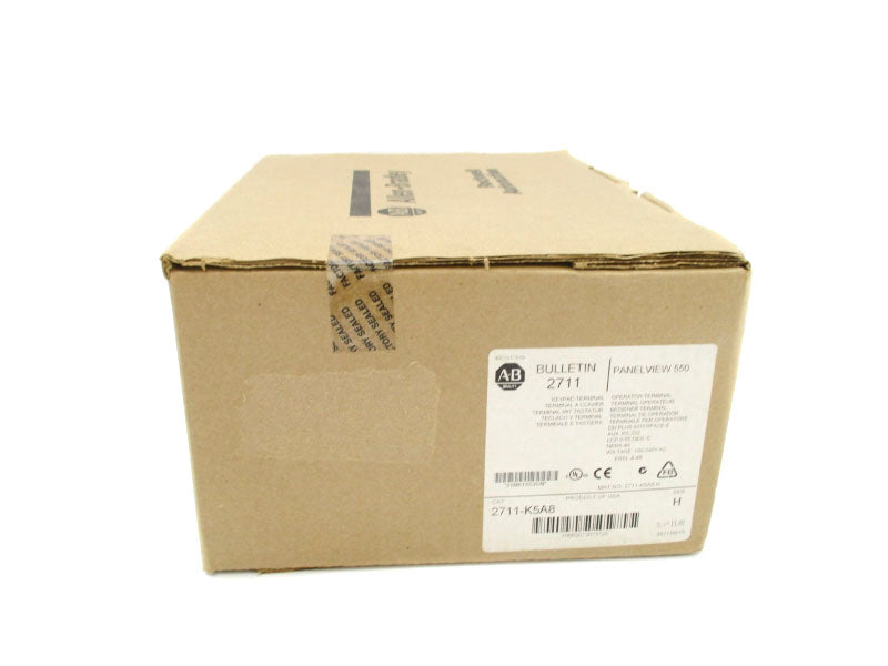 ALLEN BRADLEY 2711-K5A8 SER. H F/W 4.48 100-240VAC DATE: 2011 NSFS