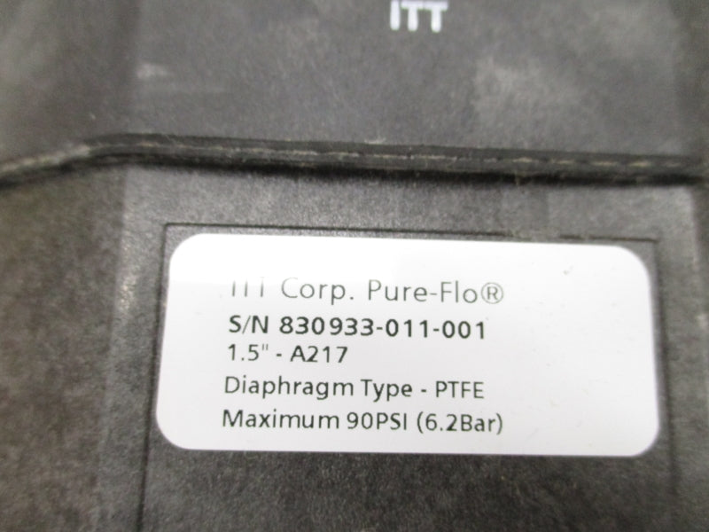 ITT 1.5-F-419-8-0-2-TM17-36-M7-A217-SQDB 1.5" 90PSI NSMP