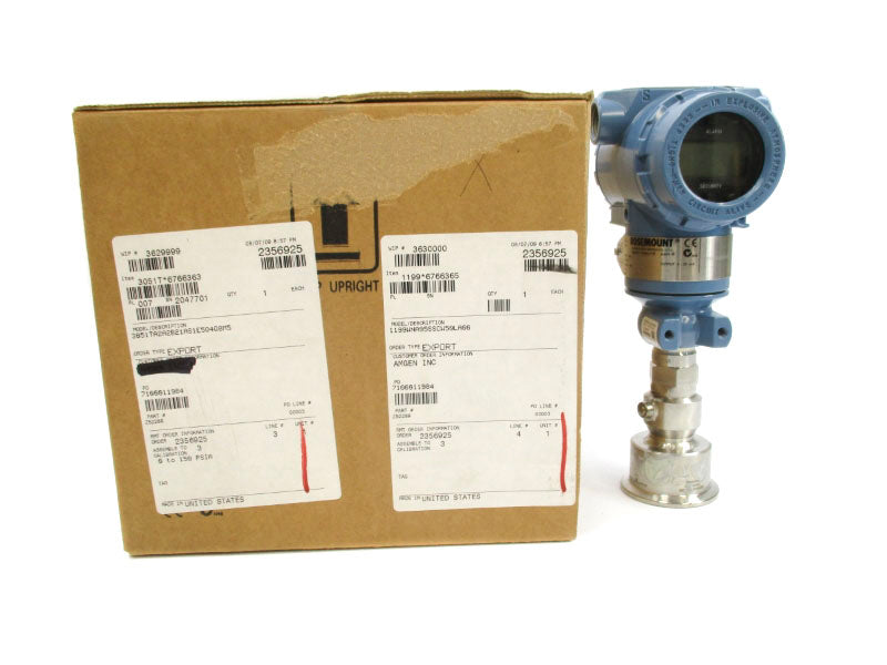 ROSEMOUNT 3051TA2A2B21AS1E5Q4Q8M5 10.5-55VDC 4-20MA 150PSI NSMP