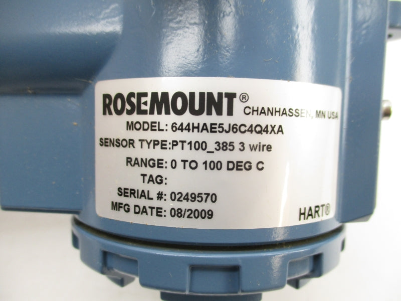 ROSEMOUNT 644HAE5J6C4Q4XA 0-100C NSMP