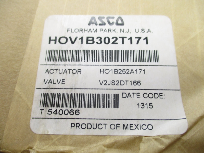 ASCO HOV1B302T171 NSFS