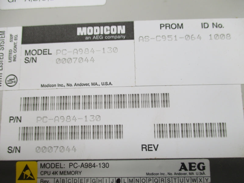 MODICON PC-A984-130 NSMP