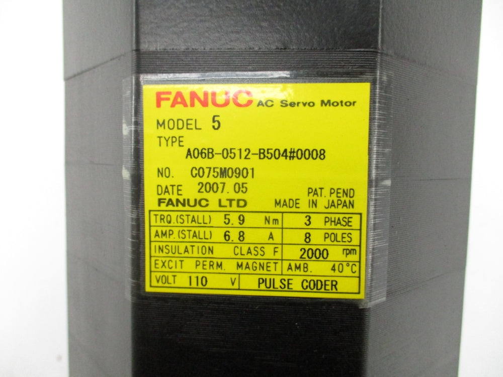 FANUC A06B-0512-B504#0008 NSNP