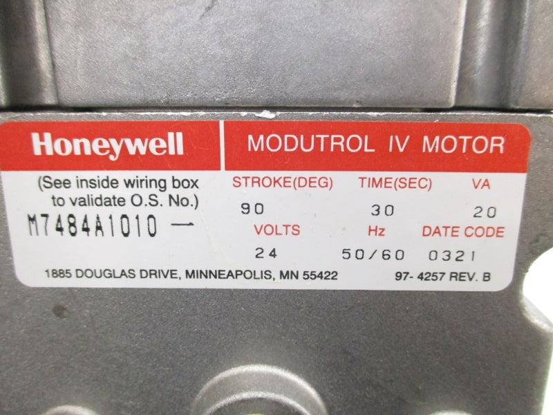 HONEYWELL M7484A1010 24V NSMP