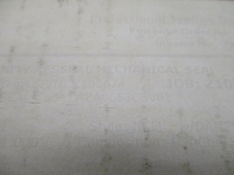 AESSEAL AZA8053CSV01 NSFS