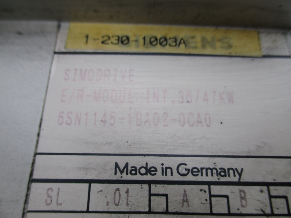 SIEMENS 6SN1145-1BA02-0CA0 UNMP