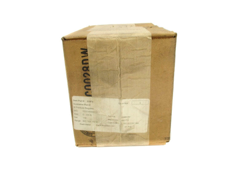 CASH VALVE 01874 400PSI 3/4" NSFS