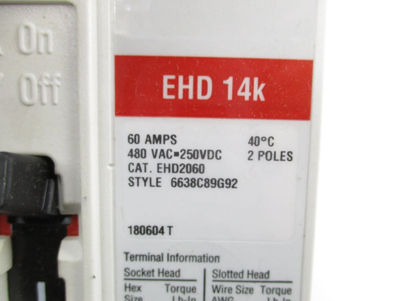 EATON EHD2060 480VAC 60A NSMP
