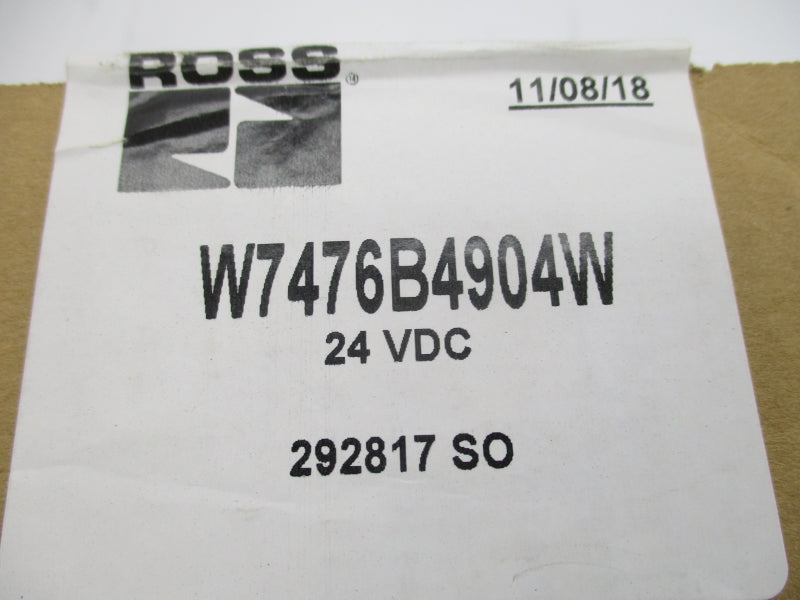 ROSS W7476B4904W 24VDC NSFS