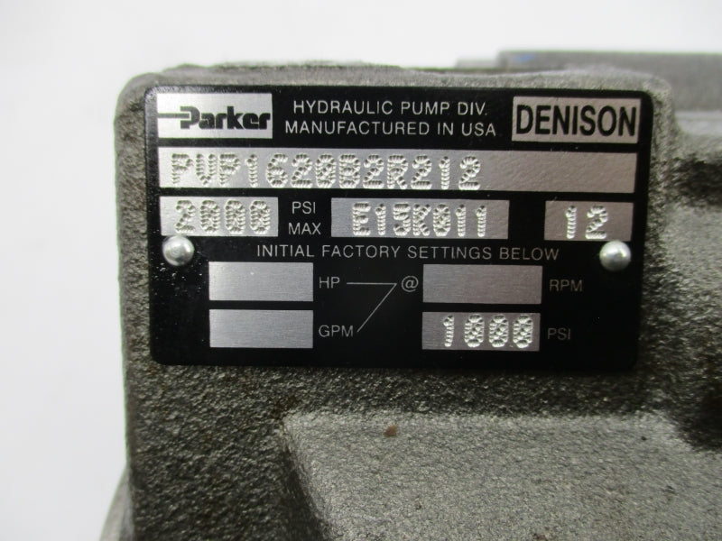 PARKER PVP1620B2R212 2000PSI NSMP