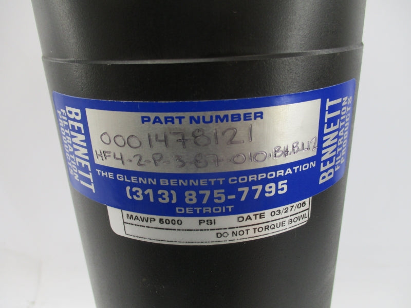 BENNETT FILTRATION HF4-2-P-3-87-010-BH-B-L12 NSNP