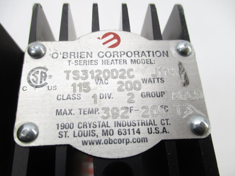 OBRIEN CORPORATION TS3120D2CJ11H 115VAC NSNP