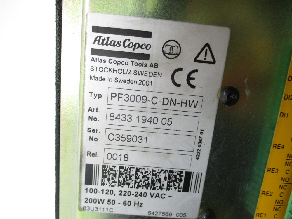 ATLAS COPCO PF3009-C-DN-HW 8433194005 220-240V UNMP