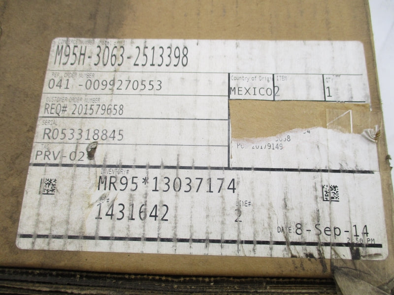 FISHER M95H-3063-2513398 NSFS