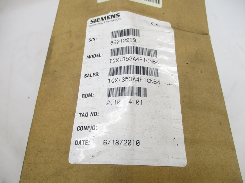 SIEMENS TGX:353A4F1CNB4 NSFS