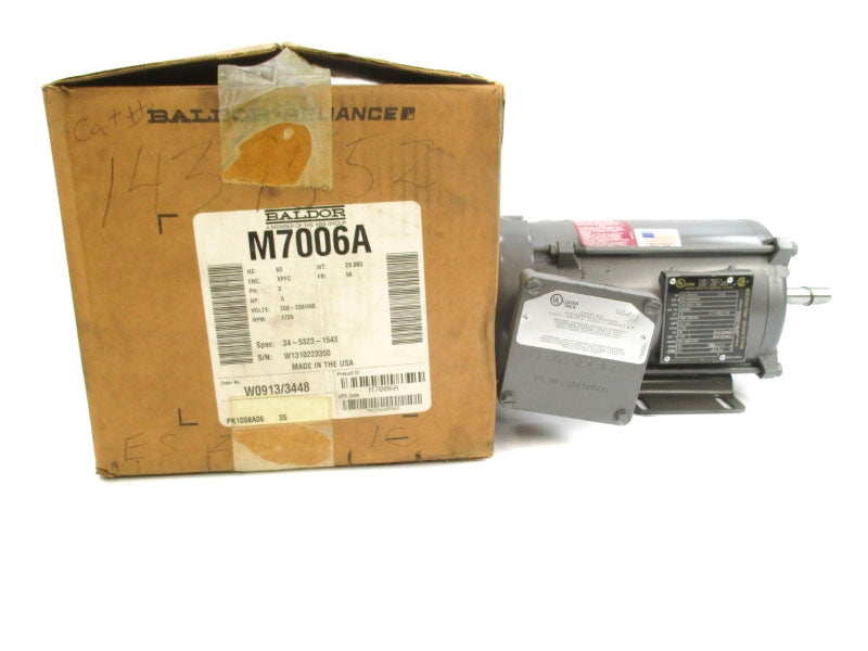 BALDOR M7006A 208-230/460V 2.1-2/1A NSMP