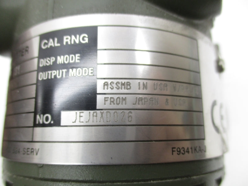 YOKOGAWA EJA110ADMS4B-92EA/FF1/D1 24VDC 4-20MADC 2300PSI NSNP