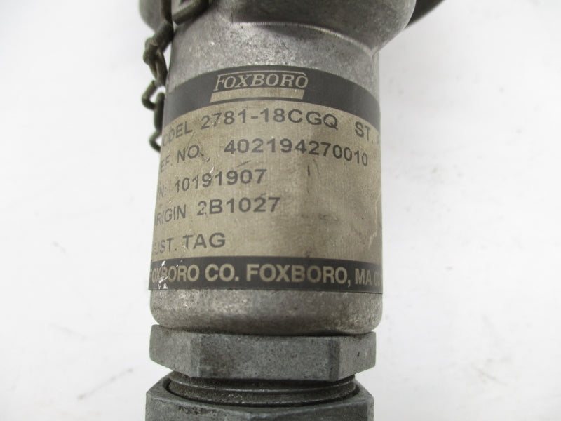 FOXBORO 2781-18CGQ UNMP