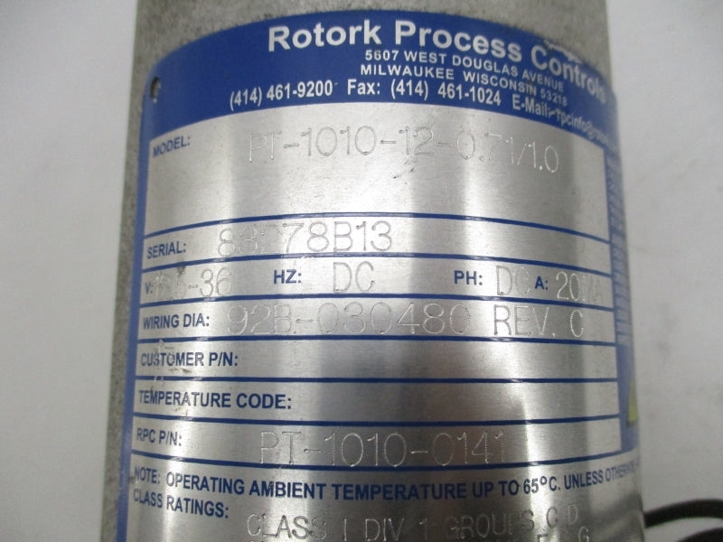 ROTORK PT1010-12-0.71/1.0 PT-1010-0141 12.5-36V 20MA NSNP