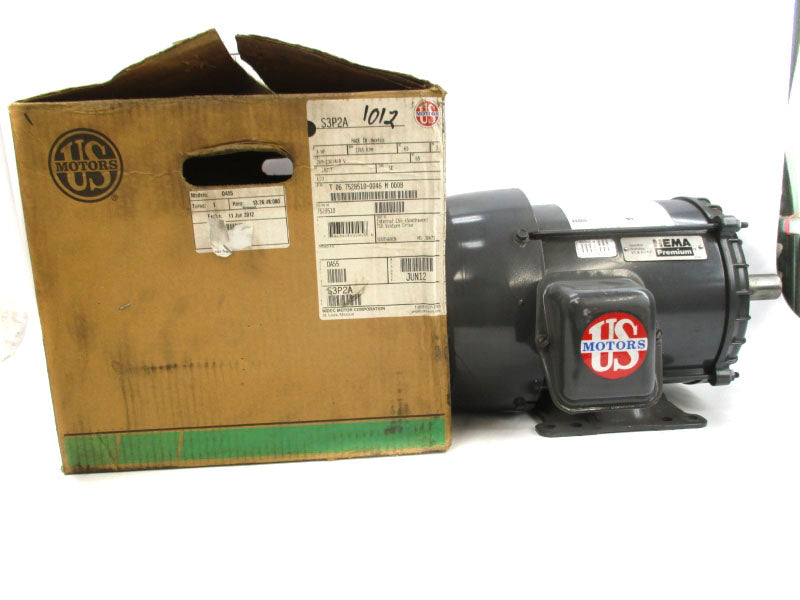 US MOTORS S3P2A DA55 208-230/460V 8.40-7.80/3.90A NSMP