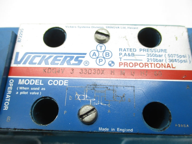 VICKERS KDG5V8133C250N170HMUH110 1.6A 5075PSI UNMP