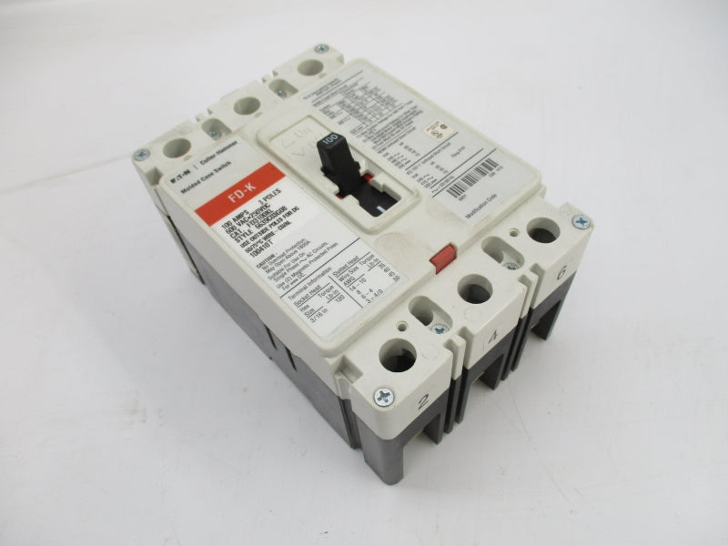 CUTLER HAMMER FD3100KL 600VAC 100A NSMP