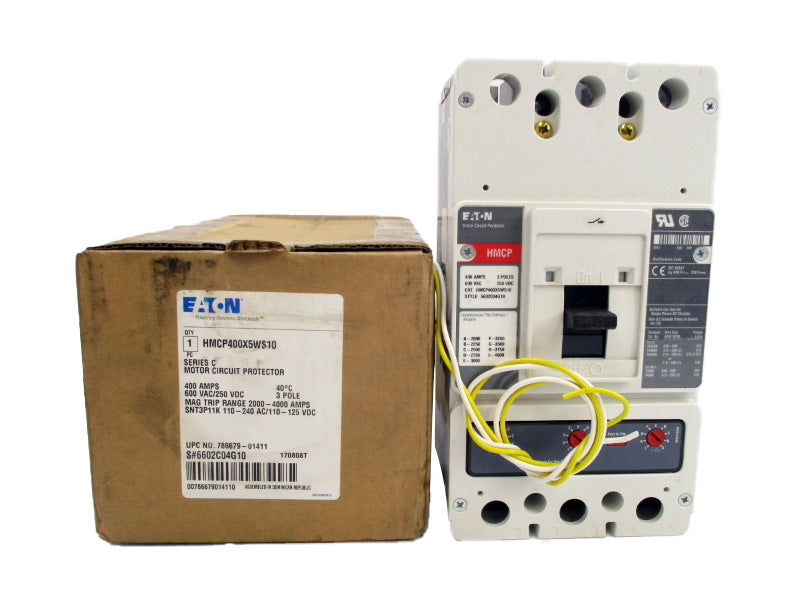 EATON HMCP400X5WS10 600VAC 400A NSMP