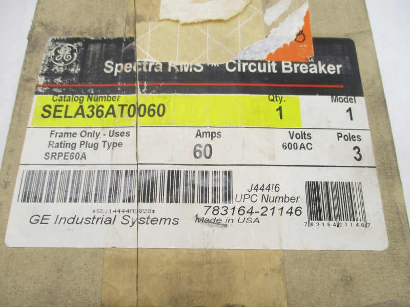 GENERAL ELECTRIC SELA36AT0060 600V 60A NSFS