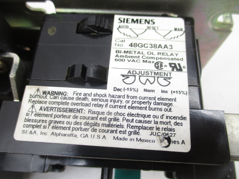 SIEMENS 14GP32AA81 SER. C 110-120/220-240VAC NSMP