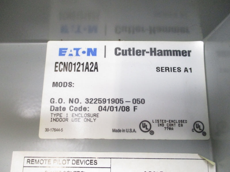EATON ECN0121A2A SER. A1 110/120V NSMP