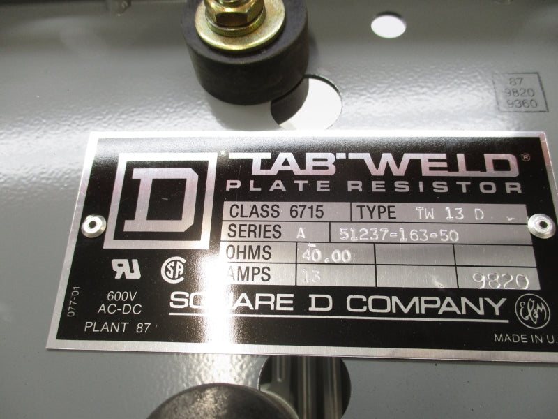 SQUARE D 6715TW13D SER. A 13A NSNP