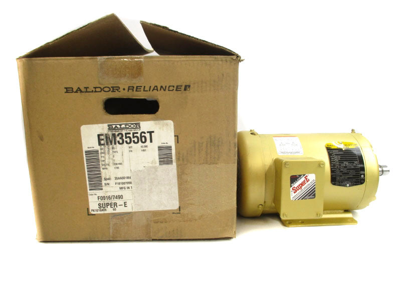 BALDOR EM3556T 230/460V 3.6/1.8A NSMP
