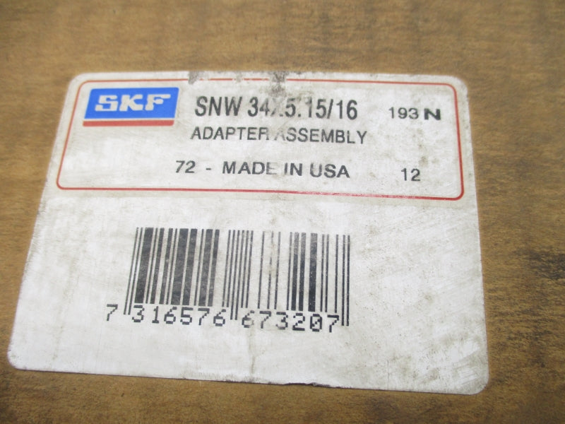 SKF SNW34X5.15/16 NSFS