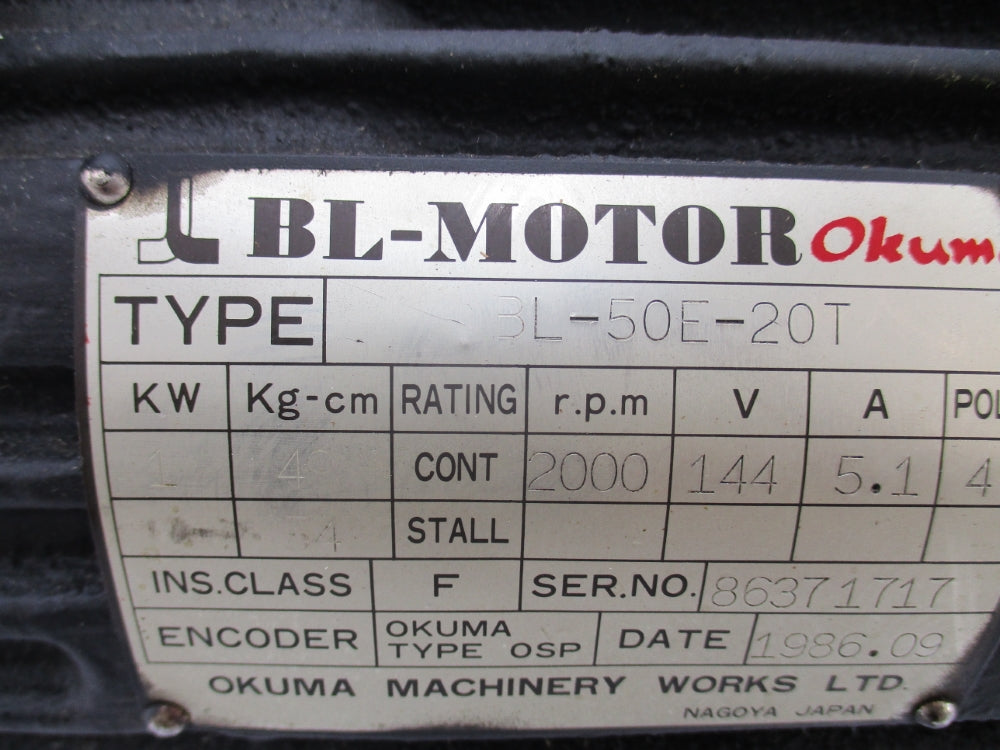 OKUMA BL-50E-20T UNMP