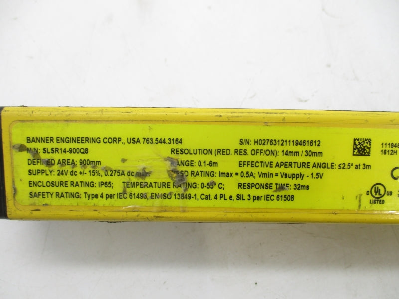 BANNER ENGINEERING SLSR14-900Q8 24VDC UNMP