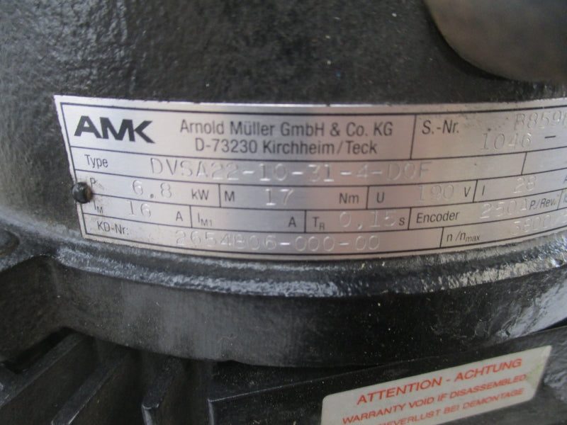 AMK DVSA22-10-31-4-D0F 190V 28A NSNP