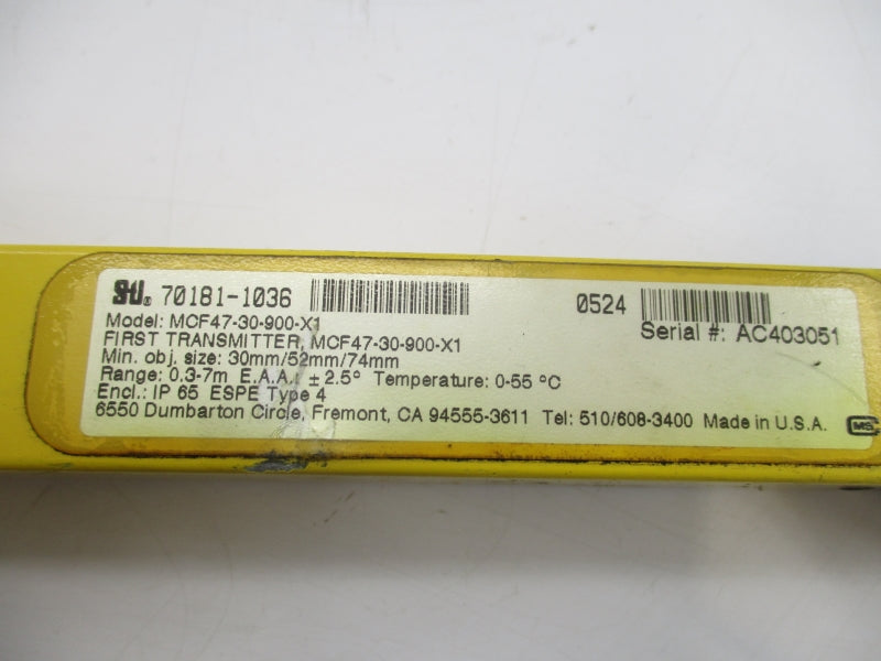 STI MCF47-30-900-X1 70181-1036 UNMP