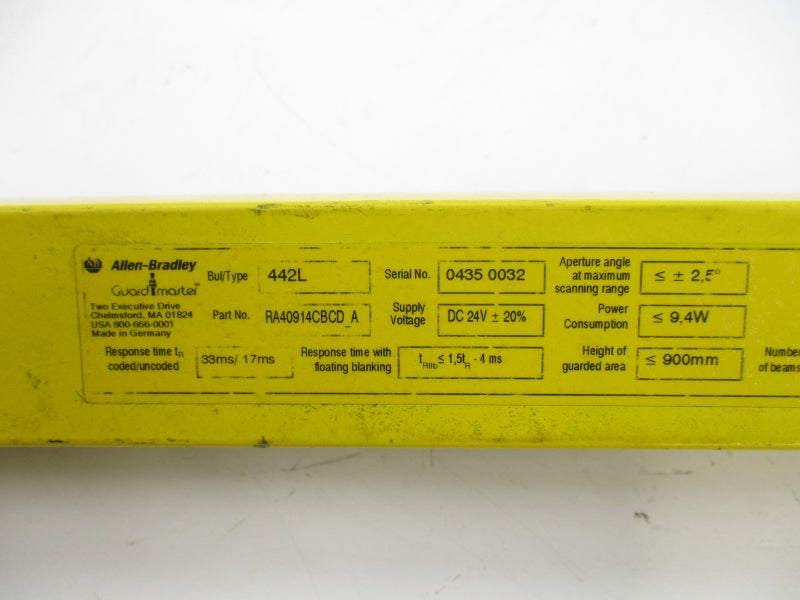 ALLEN BRADLEY 442L-RA40914CBCD_A 24V UNMP