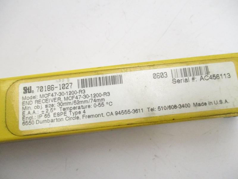 STI MCF47-30-1200-R3 70186-1027 UNMP