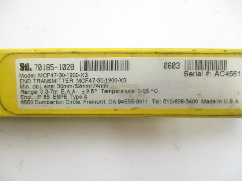 STI MCF47-30-1200-X3 70185-1028 UNMP