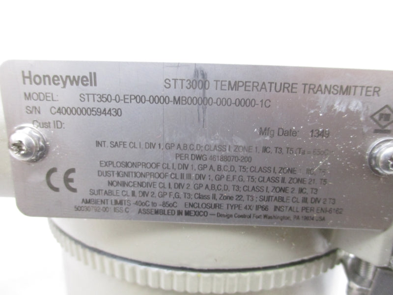 HONEYWELL STT350-0-EP00-0000-MB00000-000-0000-1C NSMP