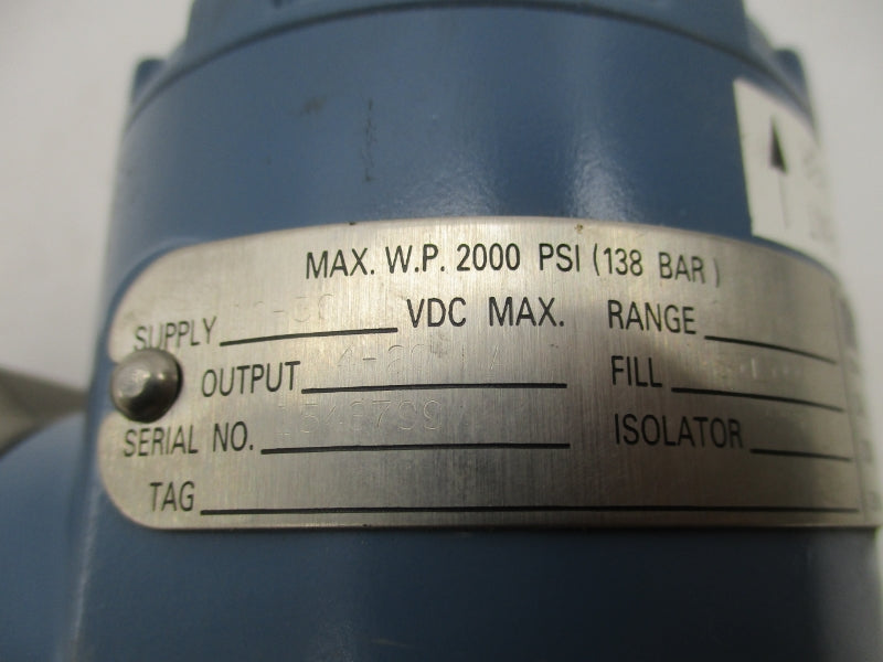 ROSEMOUNT 2024D2A12A0S1B4 12-36VDC 2000PSI NSNP
