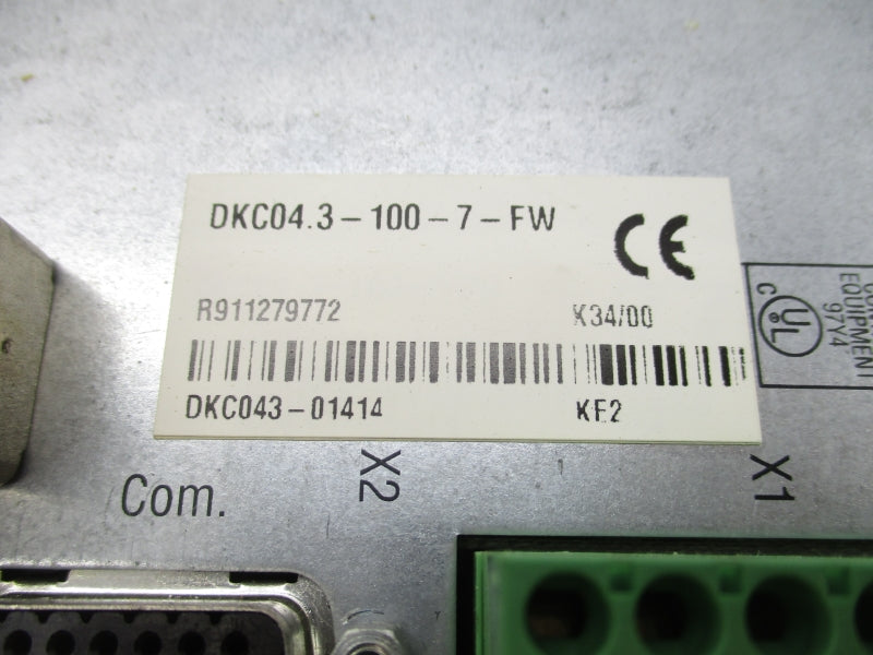 REXROTH DKC04.3-100-7-FW R911279772 UNMP