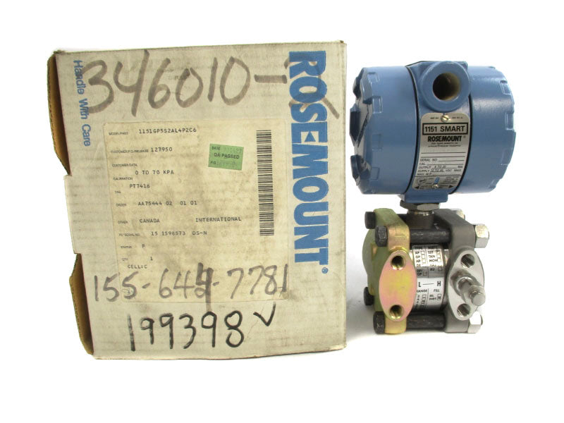 ROSEMOUNT 1151GP5S2AL4P2C6 12-45VDC NSMP