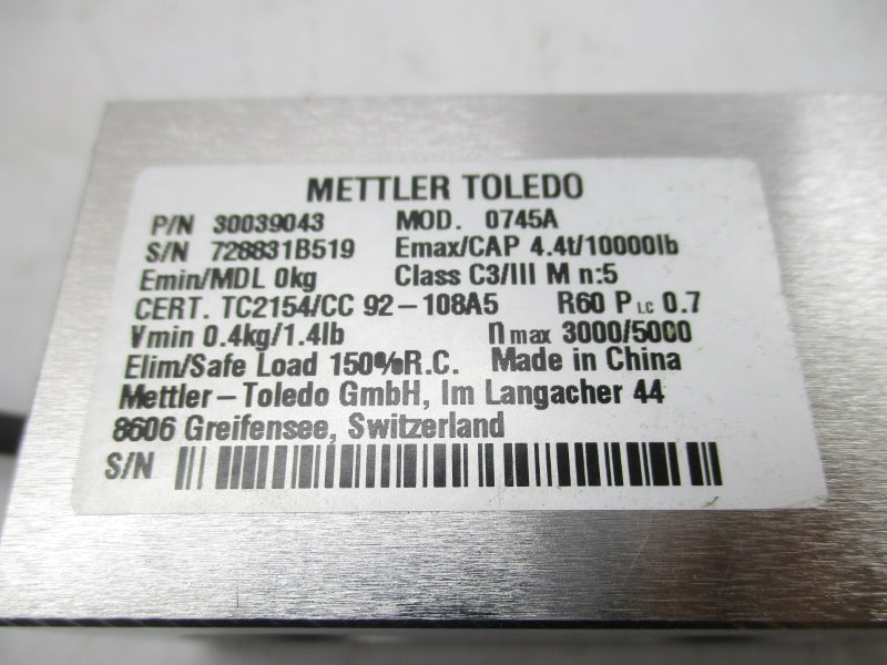 METTLER TOLEDO 30039043 0745A NSMP