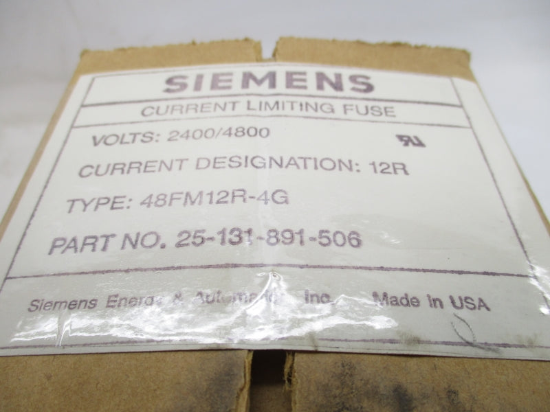 SIEMENS 25-131-891-506 48FM12R-4G 2400/4800V NSFS
